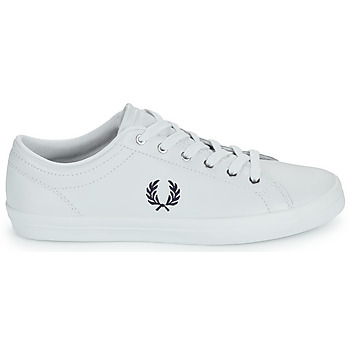 Fred Perry BASELINE LEATHER Weiss / Marine
