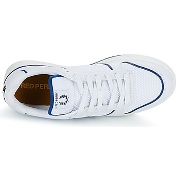 Fred Perry B300 Leather / Mesh Weiss / Blau