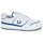 Schuhe Herren Sneaker Low Fred Perry B300 Leather / Mesh Weiss / Blau