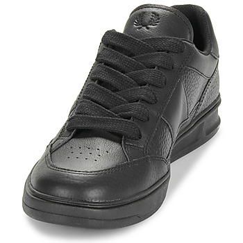 Fred Perry B440 TEXTURED Leather Schwarz