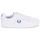 Schuhe Herren Sneaker Low Fred Perry B721 Leather / Towelling Weiss / Blau