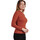 Kleidung Damen Tops / Blusen Admas Top mit langen Ärmeln und Stehkragen Perkins Orange