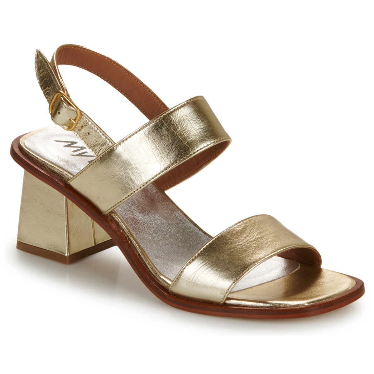 Schuhe Damen Sandalen / Sandaletten Myma  Gold