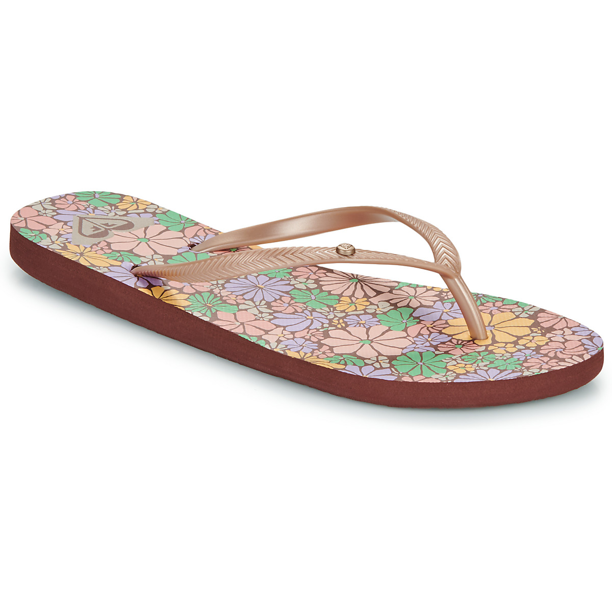 Schuhe Damen Zehensandalen Roxy BERMUDA PRINT Rosa / Multicolor