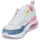 Schuhe Damen Sneaker Low Dockers by Gerli 54KA201 Weiss / Blau / Rosa