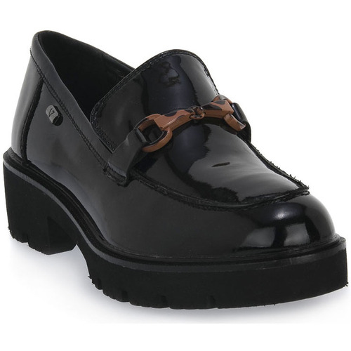 Schuhe Damen Slipper Valleverde VERNICE BLACK Schwarz