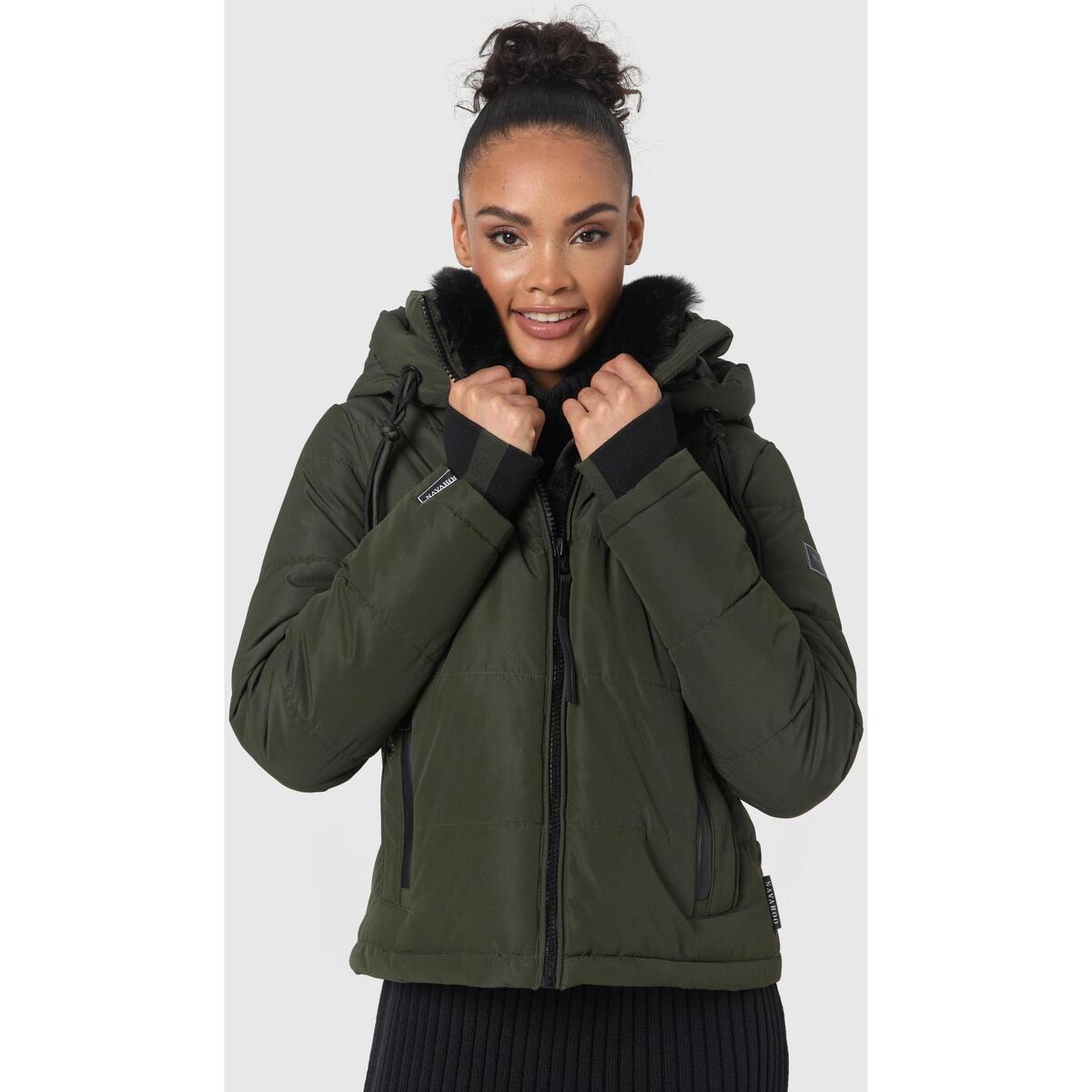 Kleidung Damen Jacken Navahoo Steppjacke Mit Liebe XIV Grün