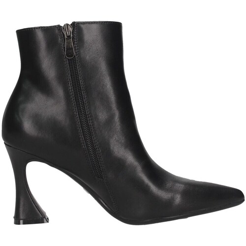 Francescomilano a10 02a Stiefeletten Frau Schwarz Schwarz
