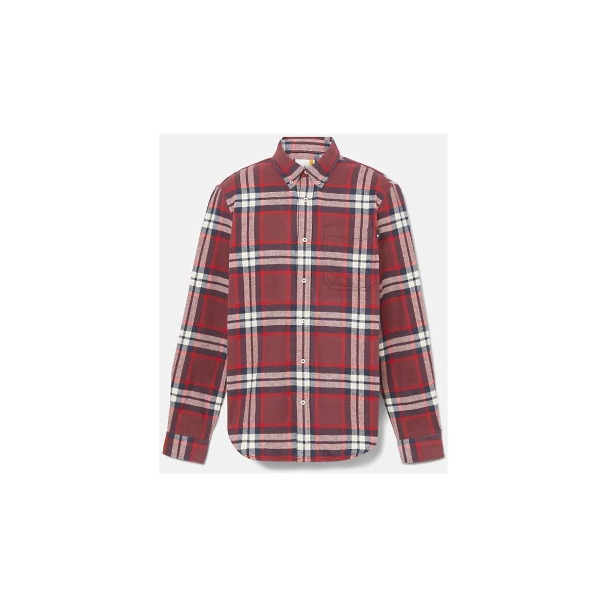 Kleidung Herren Langärmelige Hemden Timberland TB0A6GKH HEAVY FLANNEL PLAID-J60 PORTR Rot