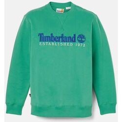 Kleidung Herren Sweatshirts Timberland TB0A65DD LS EST. 1973 CREW BB SWEATSHIRT-ED3 CELTIC GREEN Grün