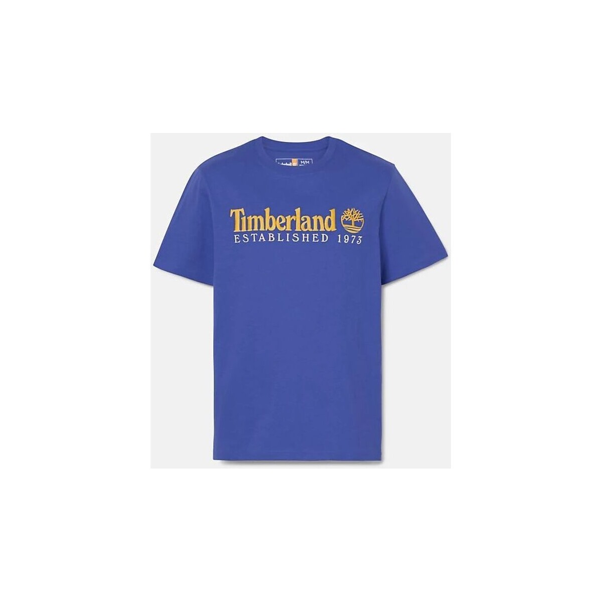 Kleidung Herren T-Shirts & Poloshirts Timberland TB0A6SE1 SS EST. 1973 CREW TEE-ED5 CLEMATIS BLUE Blau
