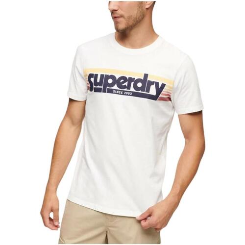 Kleidung Herren T-Shirts Superdry  Weiss
