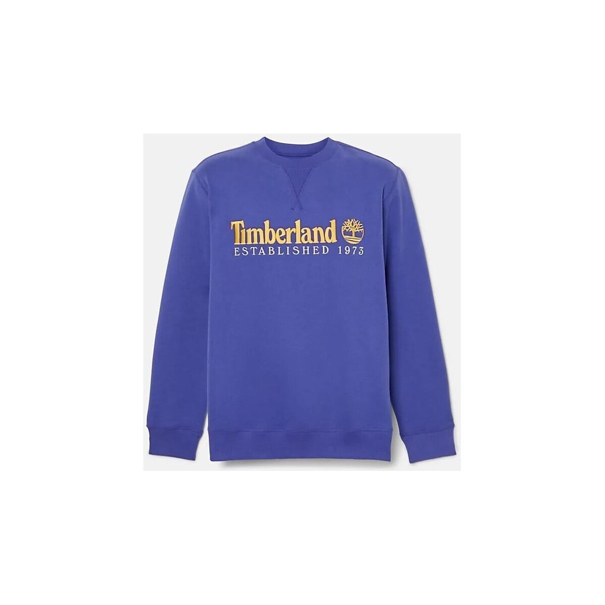 Kleidung Herren Sweatshirts Timberland TB0A65DD LS EST. 1973 CREW BB SWEATSHIRT-ED5 B CLEM BLU Blau