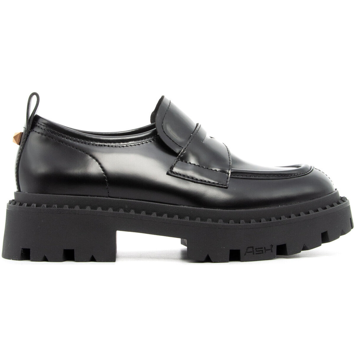 Schuhe Damen Derby-Schuhe & Richelieu Ash GENIAL STUD BLACK SUN Schwarz