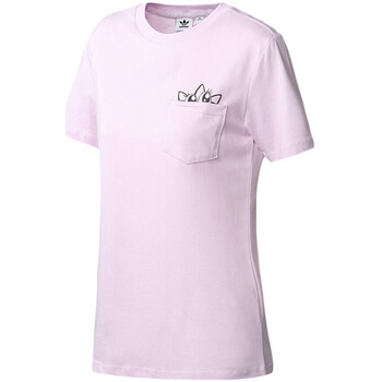 Kleidung Damen T-Shirts & Poloshirts adidas Originals GK5164 Violett