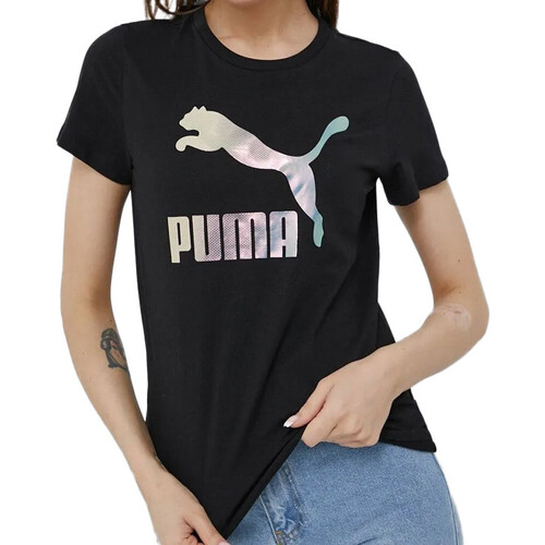 Kleidung Damen T-Shirts & Poloshirts Puma 534696-01 Schwarz
