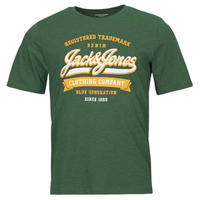Kleidung Herren T-Shirts Jack & Jones JJELOGO TEE SS O-NECK 2 COL SS24 SN Grün
