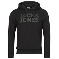Kleidung Herren Sweatshirts Jack & Jones JJECORP LOGO SWEAT HOOD Schwarz