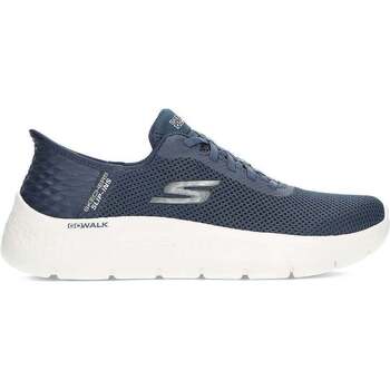 Schuhe Damen Sneaker Low Skechers SLIP-INS GO WALK FLEX SNEAKERS 124975 Blau