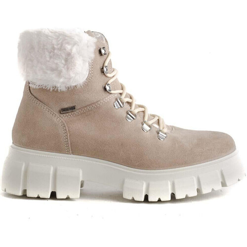 Schuhe Damen Low Boots Imac 458029 Beige