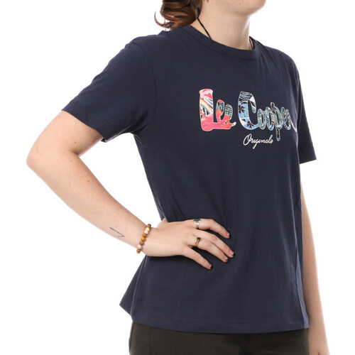 Kleidung Damen T-Shirts & Poloshirts Lee Cooper LEE-009549 Blau