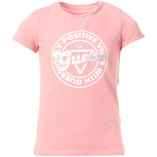 Kleidung Mädchen T-Shirts & Poloshirts Guess G-J3YI12K6YW4 Rosa