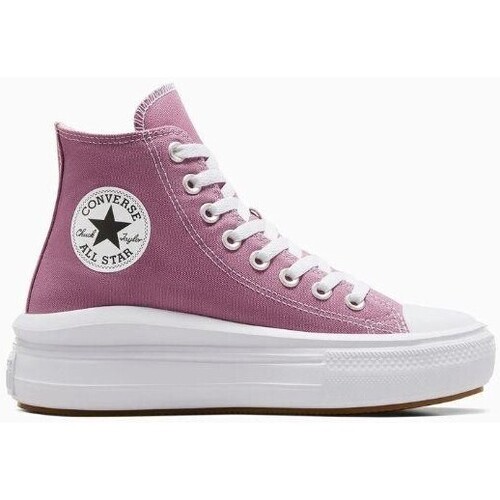 Schuhe Damen Sneaker Converse A05477C CHUCK TAYLOR ALL STAR MOVE Rosa