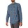 Kleidung Herren Langärmelige Hemden Superdry Holzfällerhemd aus Baumwolle Blau