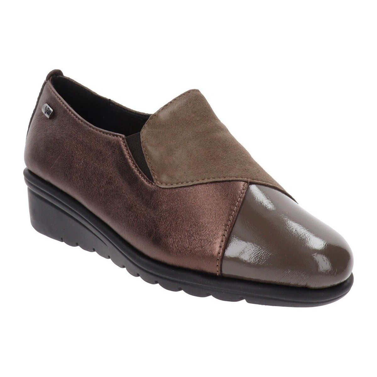 Schuhe Damen Slipper Valleverde VV-VS10304 Beige