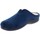 Schuhe Damen Hausschuhe Valleverde VV-23103 Blau