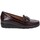 Schuhe Damen Slipper Valleverde VV-11322 Bordeaux