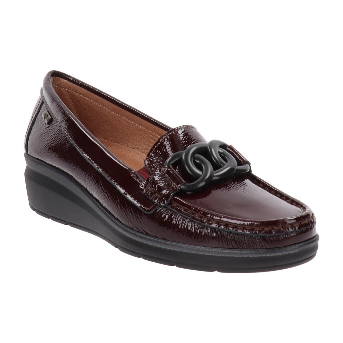 Schuhe Damen Slipper Valleverde VV-11322 Bordeaux