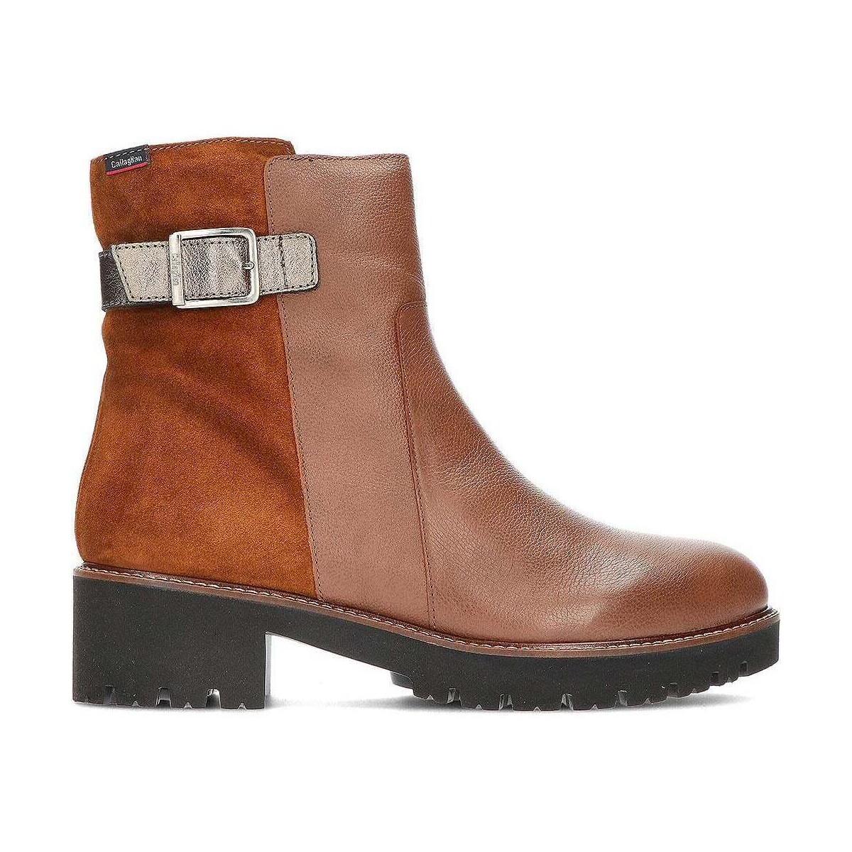 Schuhe Damen Low Boots CallagHan STYLE STIEFEL 13446 Braun