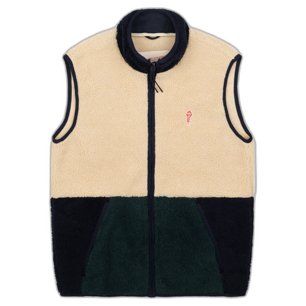 Kleidung Herren Strickjacken Revolution Gilet polaire Blau