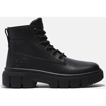 Timberland Grey mid lace boot Schwarz