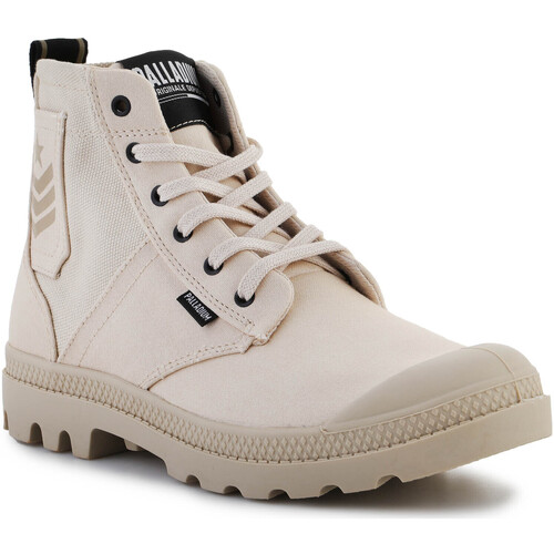 Schuhe Sneaker High Palladium Pampa Hi Army 78583-210-M Sahara Beige