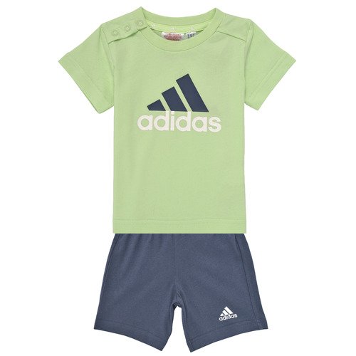 Kleidung Jungen Jogginganzüge Adidas Sportswear I BL CO T SET Marine / Grün