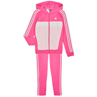 Kleidung Mädchen Jogginganzüge Adidas Sportswear J 3S TIB FL TS Rosa
