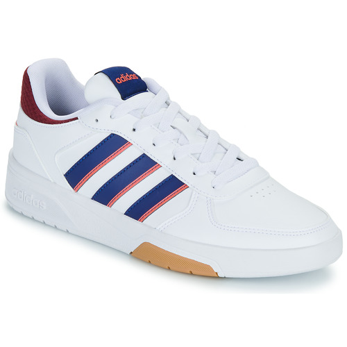 Schuhe Herren Sneaker Low Adidas Sportswear COURTBEAT Weiss / Blau / Rot
