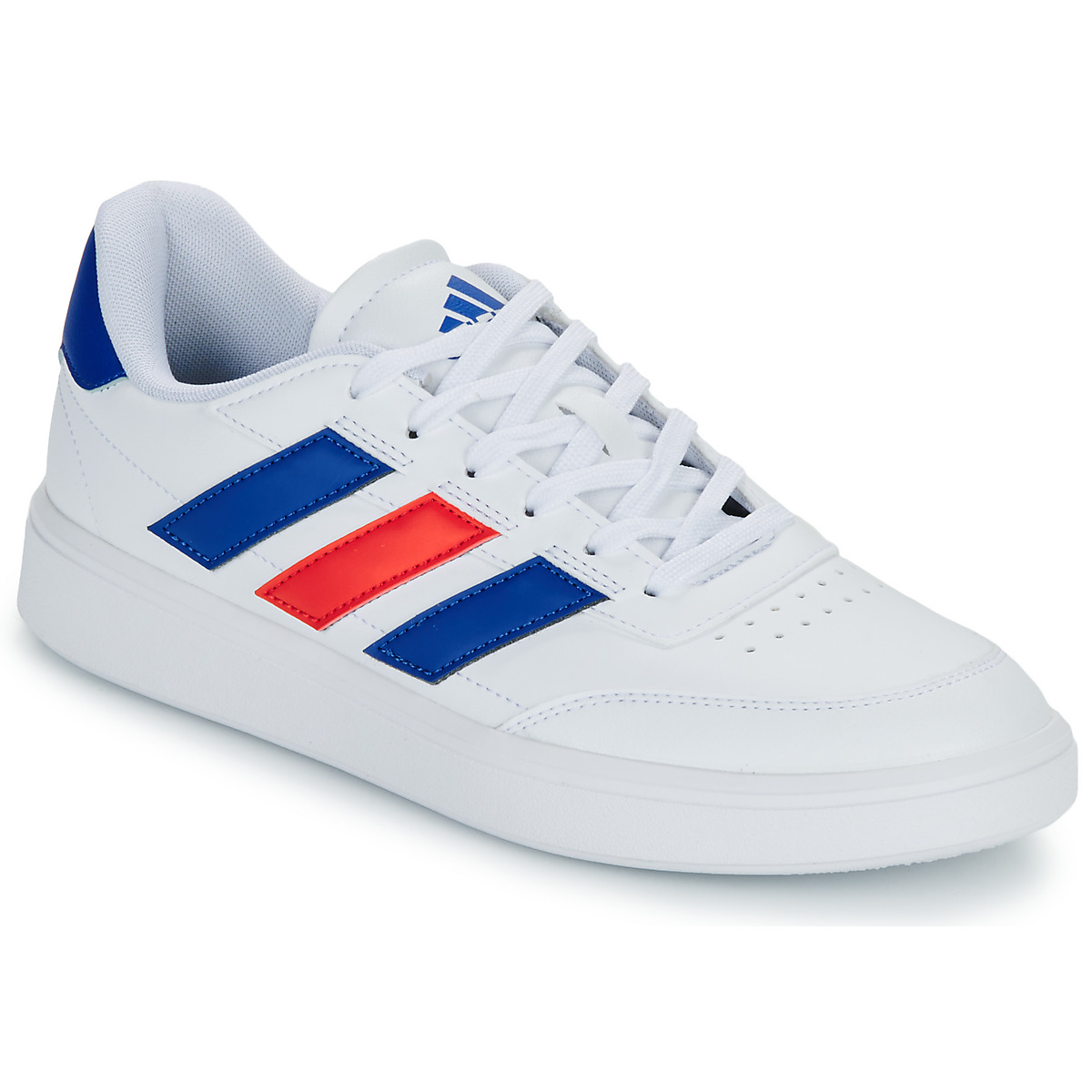 Schuhe Herren Sneaker Low Adidas Sportswear COURTBLOCK Weiss / Blau / Rot
