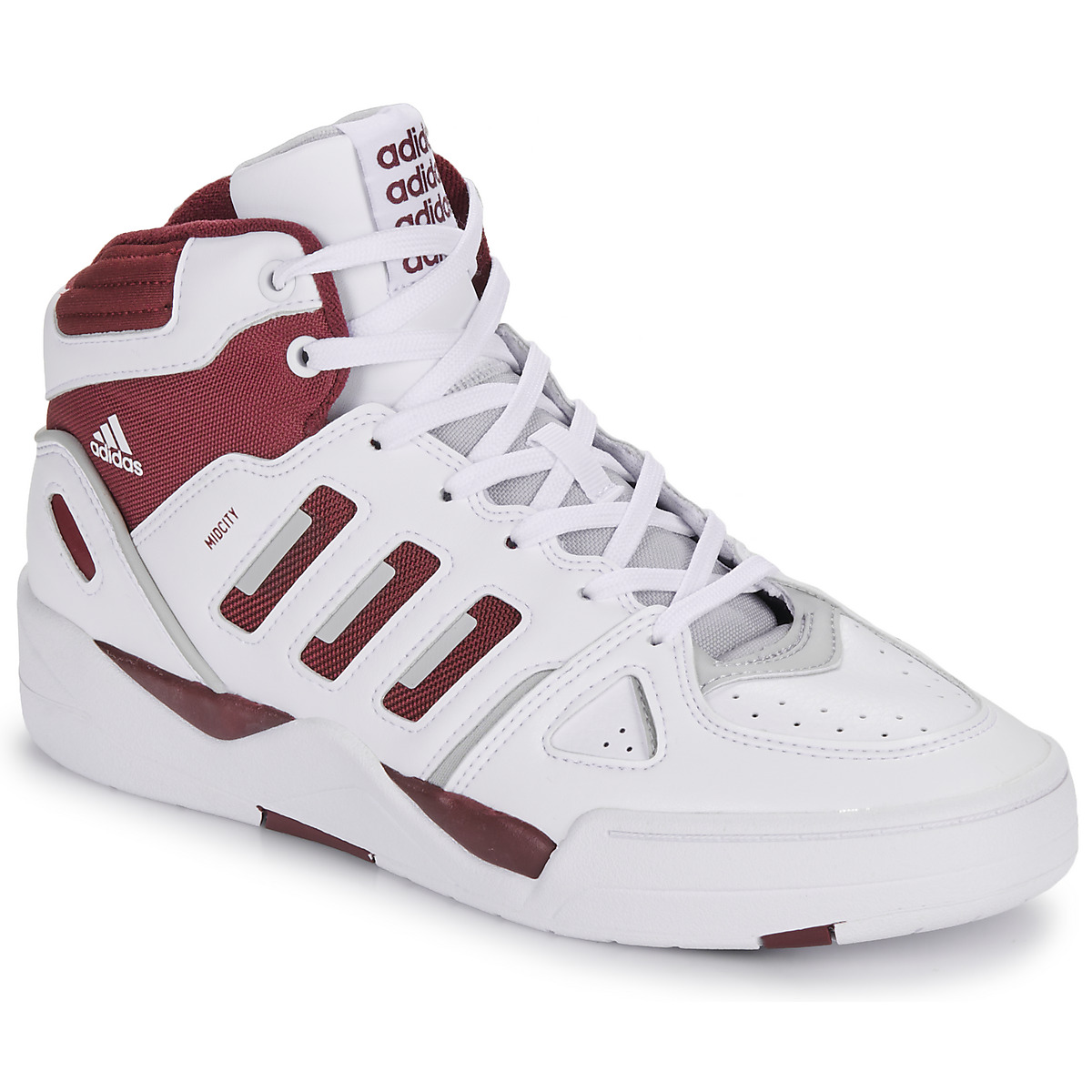 Schuhe Sneaker High Adidas Sportswear MIDCITY MID Weiss / Rot