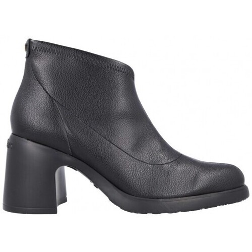 Schuhe Damen Low Boots Wonders Botines Tobilleros Licra Mujer de  M-5504 Sugar Schwarz