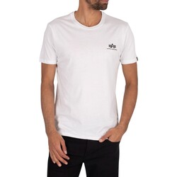 Kleidung Herren T-Shirts Alpha Grundlegendes T-Shirt Weiss