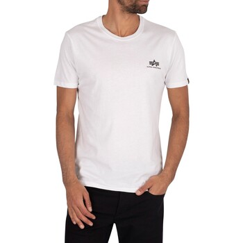 Kleidung Herren T-Shirts Alpha Grundlegendes T-Shirt Weiss