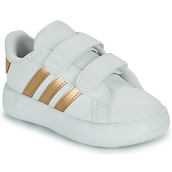 Schuhe Mädchen Sneaker Low Adidas Sportswear GRAND COURT 2.0 CF I Weiss / Gold