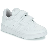 Schuhe Kinder Sneaker Low Adidas Sportswear HOOPS 3.0 CF C Weiss