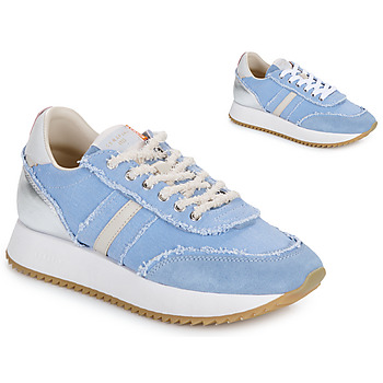 Schuhe Damen Sneaker Low Serafini TORINO Blau / Silbern
