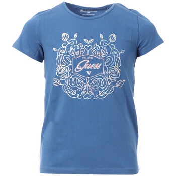 Kleidung Mädchen T-Shirts & Poloshirts Guess G-J3GI20K6YW1 Blau