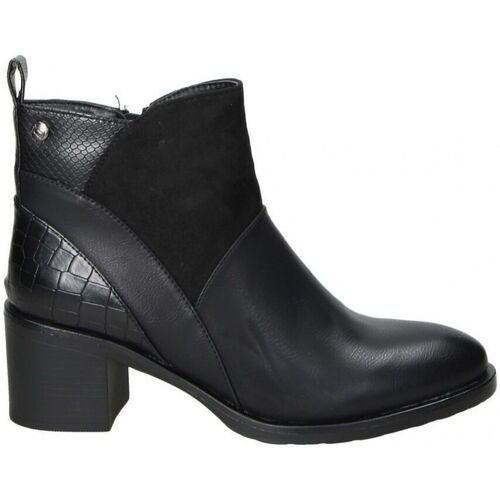 Schuhe Damen Low Boots Amarpies ARB25623 Schwarz