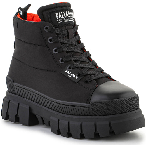 Schuhe Damen Boots Palladium Revolt Boot Overcush 98863-001-M Schwarz